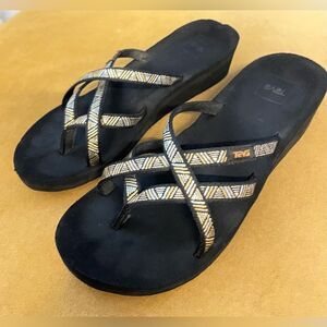 TEVA Mush Mandalyn Wedge Sandals 9